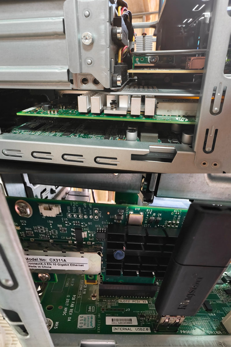 接上 PCIe 网卡的设备们