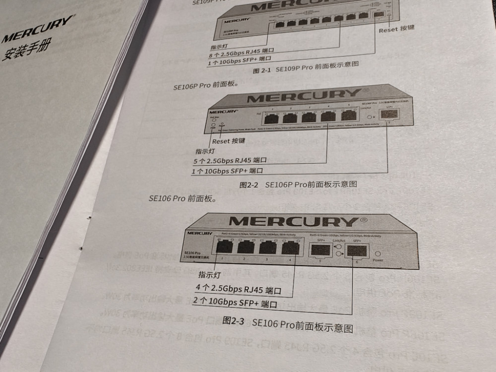 设备有两个 10Gbps SFP+ 接口