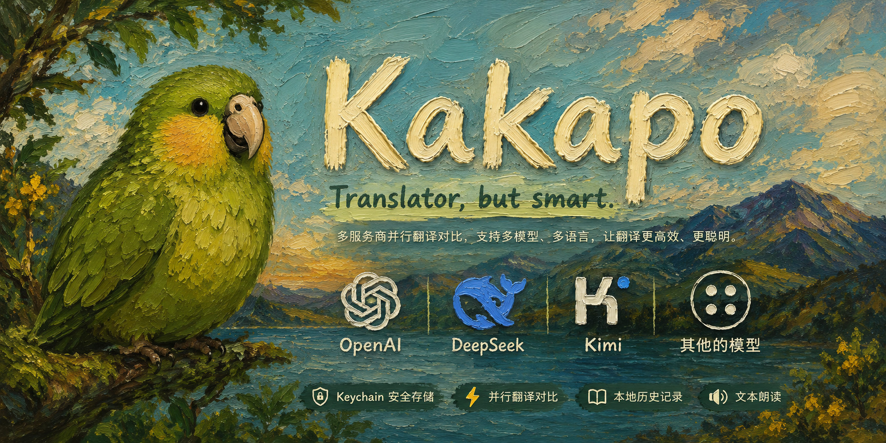 Kakapo 主要功能 & 特性