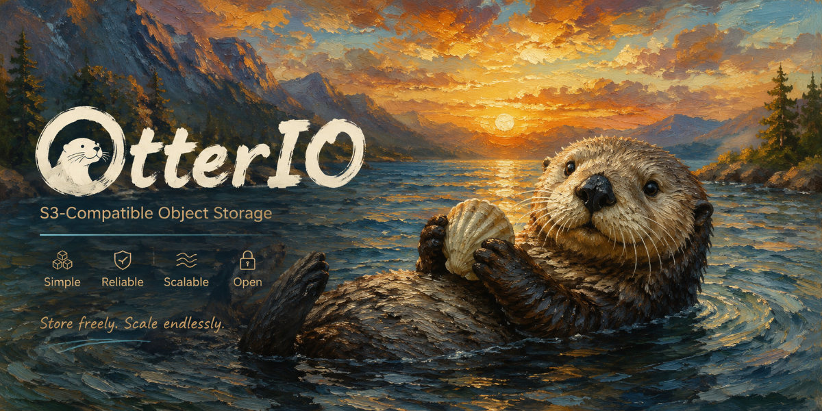 OtterIO 取意于 Otter(水獭)+ I/O:像水獭守护贝壳一样,轻巧、可靠地守护你的对象数据。